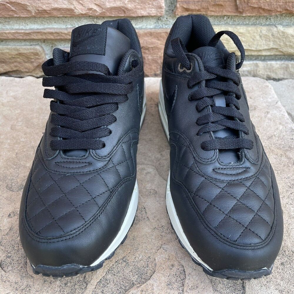 Nike Air Max 1 Premium Quilted Pack Black Size 9 Rare 2008 Blazer Supreme